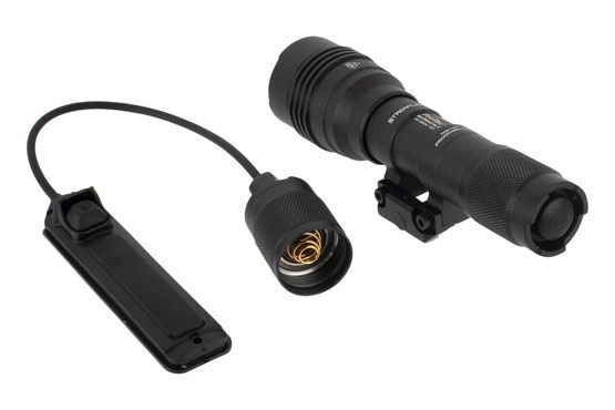 Streamlight HL-x flashlight with rail mount and tape switch